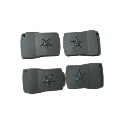 China Factory Direct Sales Star Plastic Soft Five-pointed Single Buckle Security Military Tactical Belt Buckle for sale