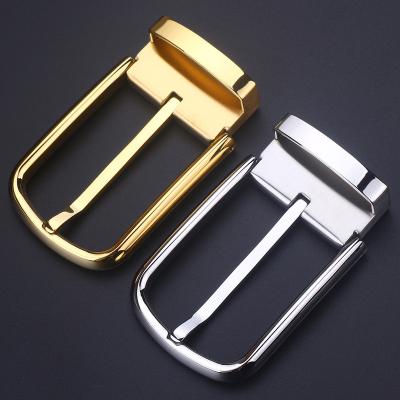 China Pvd Plating 35mm/39mm Luxury High Quality Stainless Steel Pin Buckle Luxury Pin Belt Wide Buckles For Men for sale