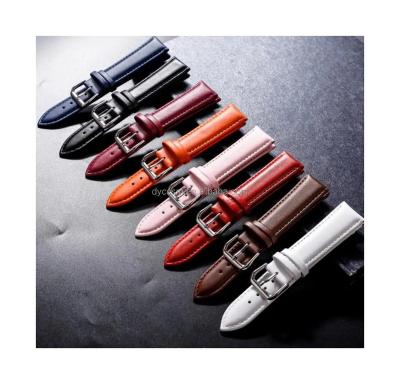 China Punk 803 Cowhide Watchband Watch Factory Special Accessories Watch Strap Leather Watchband Chain Genuine Leather Plain Watch Band for sale