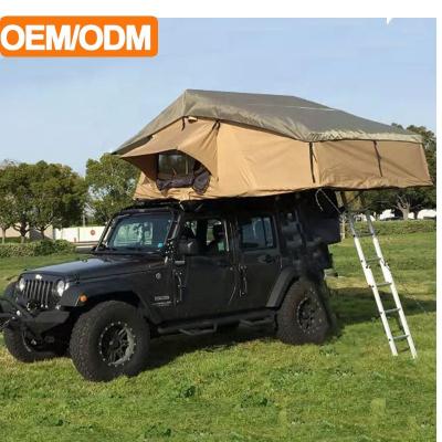 China Extended Type RVDAYS Vehicle SUV Pickup Top Roof Top Tent And Side Tent Soft Top Roof For Camping Soft Tent for sale