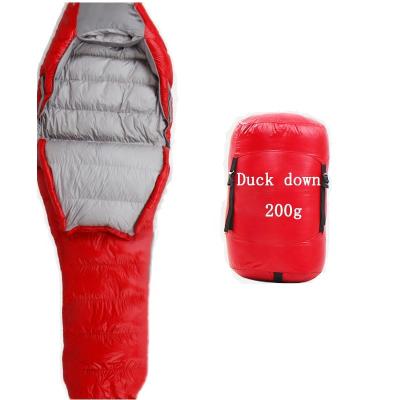 China RVDAYS MOM Emergency Sleeping Bags For Camping Duck Feather Sleeping Bag For Outdoor Adventure for sale