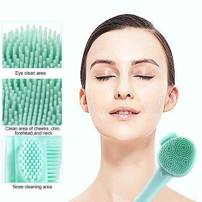 China OEM Facial Massage Silicone Detergent Brush Wash Brush Blackhead DEEP CLEANING Remover for sale