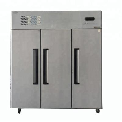 China 3 Door Large Kitchen Upright Freezer Commerical Freeezer Cooler -5~-18 C 3 Doors Large Kitchen Upright Freezer Refrigerator for sale