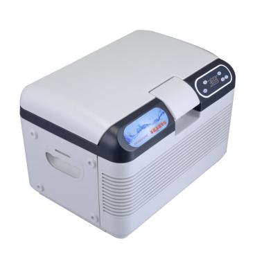 China 12L ABS Heating (Plastic)/Double Cold Refrigeration Mini Car Fridge Refrigerator for sale