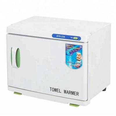 China 23L Moisturizing Car Cabinets Salons Hotels Hotels Towel Ozone Sterilization Heating Wet Box MINI Automatic Electric Towel Cabinet for sale