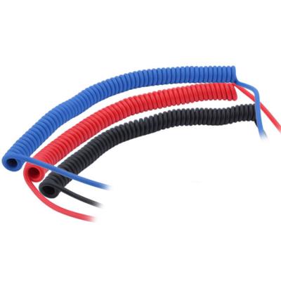 China Cusumer quality assurance flexible retractable spiral spring wapping cable for military use for sale