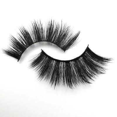 China Natural Long 3d Mink Fur Eyelash New Seller Hot Fluffy Natural Eyelashes High Comfort D Loop Mink Eyelashes for sale