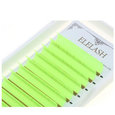 China Wholesale Super Comfortable Color Eyelash Extensions Long Eyelash Extension Color Natural High Quality Individual Special Eyelash Extension for sale