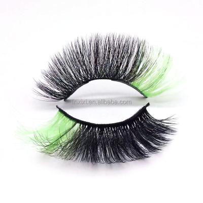 China Long 2022 Natural Colored and Big Mink Eyelashes False Mink Eyelashes Purely Handmade Fluffy Attractive False Mink Eyelashes for sale