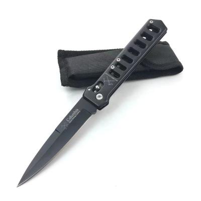 China Easy Carry Knives Columbia All Steel Handle Knife Camping Tactical Folding Pocket Knife In Reasonable Price for sale