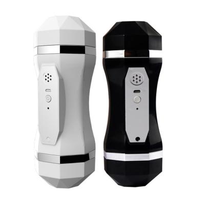 China Anal Vaginal Sex DEEPSUBMA Tpr ABS 12 Frequency White Electric Vibration Masturbation Cup 21*8cm 520g USB For Men for sale