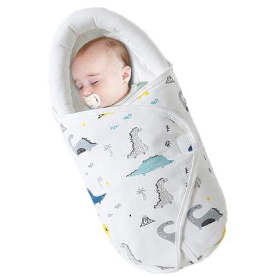 China Envelope Wraps Newborn Baby Girls Boys Cute Washable Cotton Plush Sleeping Bag Blanket Sleep Envelope Wraps for sale