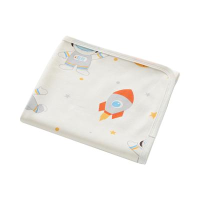 China Baby Bedding Organic Cotton 3 Layers Printed Sleep Covering Wrap Baby Diaper Changing Mat for sale