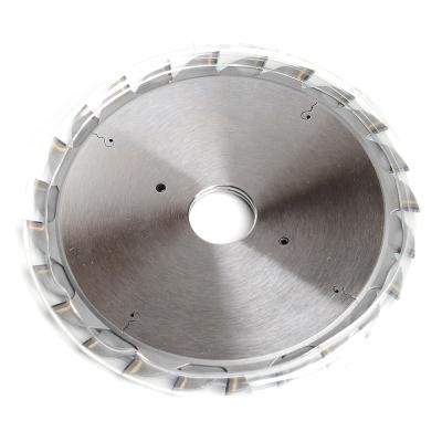 China 75Cr1 diamond finish circular saw blade sliding table saw double blade used for stacking cutting of particle board, etc. for sale