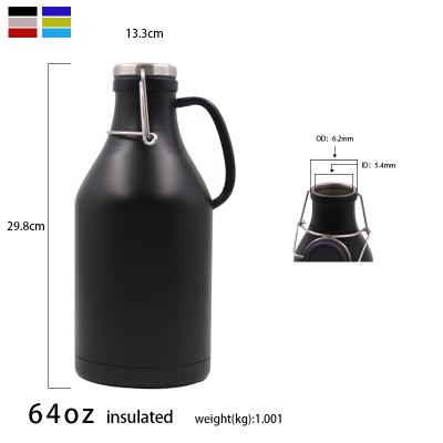 China Mini Beer Food Grade Stainless Steel Insulated Beverage Keg Tap for sale