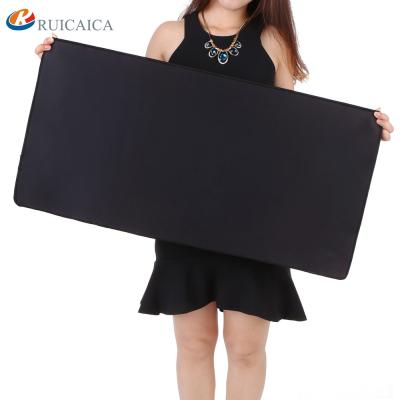 China HEATED New Product Customized Blue Glossy Logo Game Felt Mouse Pad Large Mouse Pads for sale