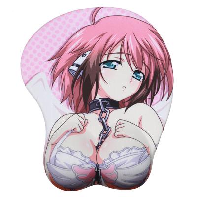 China Eco - Friendly 3D Breast Mouse Pad , Custom Gel Wrist Pad Mouse Pad for sale