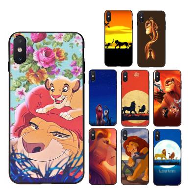 China Bestselling Eco-friendly Cartoon Lion King Image TPU Phone Case / UV Process Printing For iPhone Phone Case for sale