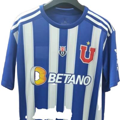 China Thailand Quick Dry Uniform Shirts Soccer Wear Jersey Chile Universidad De Soccer Thai Quality for sale