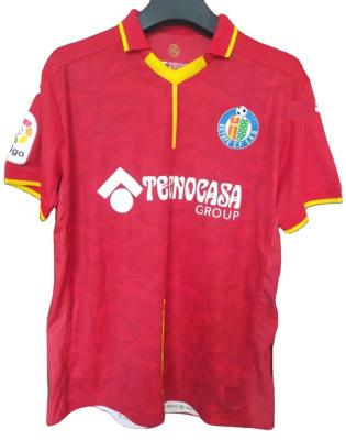 China Getafe Quality Soccer Jersey Quick Dry Away Thai Soccer Use Thailand Uniform Shirts for sale