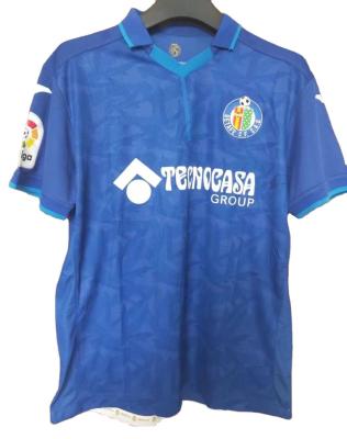 China Getafe Home Quick Dry Soccer Jersey Wear Football Uniform Shirts Thai Quality Thailand for sale