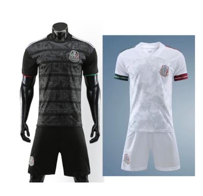 China Breathable Thailand Grade Mexico Home Away Camiseta de futbol Soccer Jersey Top Soccer Thai Shirts for sale