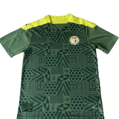 China Senegal Thailand Quality Home Away Soccer Jersey Football Wear Thailand Quick Dry Uniform Shirts for sale