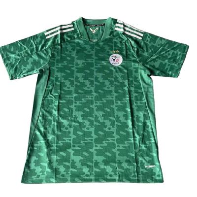 China Thailand Quality Home Away Soccer Jersey Football Wear Thailand Quick Dry Uniform Shirts Algeria Thai Sport for sale