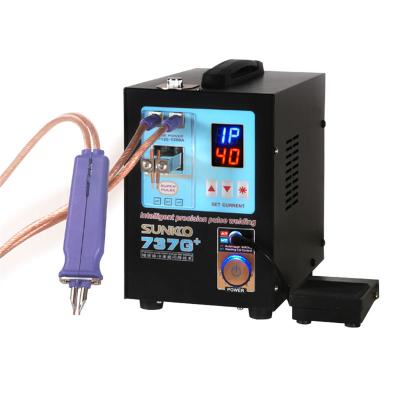 China Building Material Shops Portable Welder Best Seller SUNKKO 737G+ Battery Spot Welder 18650 Battery Machine for sale