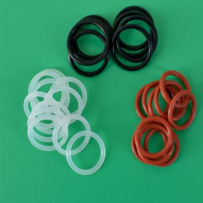 China Super Capacity O-Ring Different Size Color Silicone Rubber O Ring Cleaning Gaskets For Auto Parts for sale