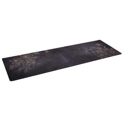 China Absorption Wholesale Natural Outdoor Printed Suede Yoga Mat Eco - Friendly for sale