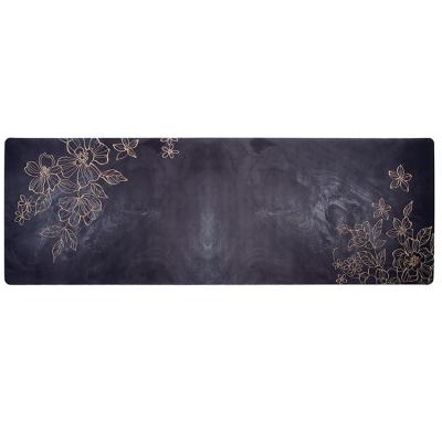 China Absorption Wholesale Natural Outdoor Printed Suede Yoga Mat Eco - Friendly for sale