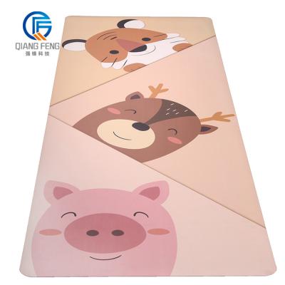 China Custom Sweat Absorption Eco-friendly Non Slip PU Gym Exercise Mats Print Yoga Mat In Roll for sale