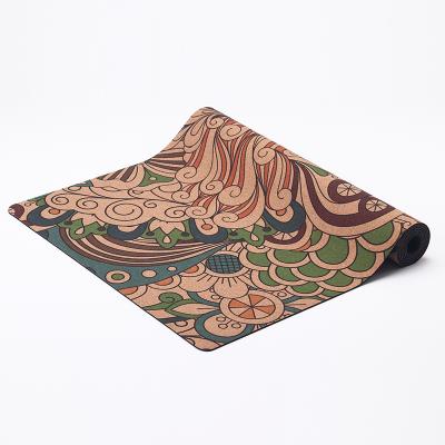 China Eco Friendly Eco Friendly Folding Yoga Mat Biodegradable Exercise Fitness Mat for sale