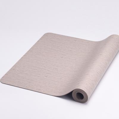 China Custom Image Eco-Friendly 5mm Olm Color Printed Cork Yoga Mat Extra Long for sale