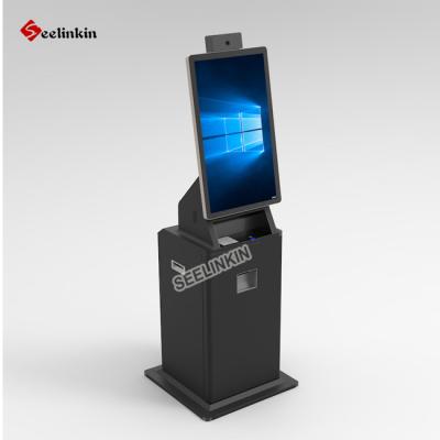 China Indoor Touch Screen Smart Parking Lottery ID Card TVM Bus Cinema Movie Vending Machine Cash Kiosk Self Ticket Vending Machine for sale