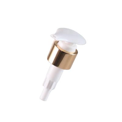 China Non Spill Lotion Pump For Plastic Bottle High End Customization 28/410 Gold Customized Tube for sale