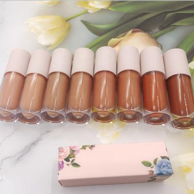 China Custom Warehouse Logo Waterproof 24 Hours Waterproof Matte Liquid Lipstick Private Label Pink for sale