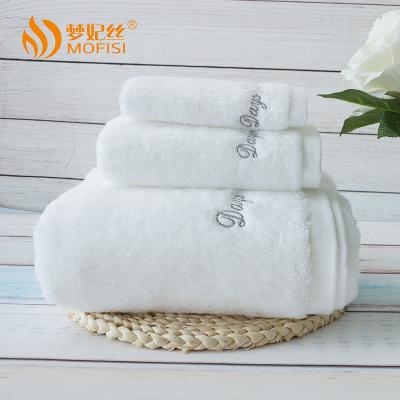 China Custom Logo Cheap Simple Bathroom Face Towel Sets Eco - Friendly for sale