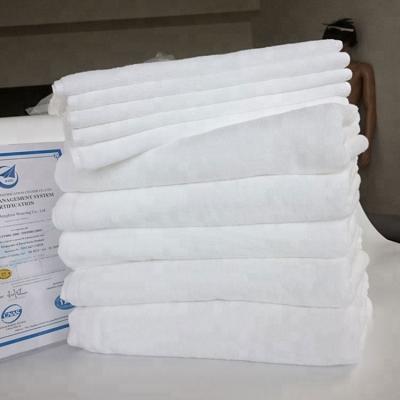 China Wholesale Viable White 100% Cotton Hospital Towels Towels Bath for sale