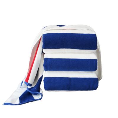 중국 Sustainable Luxury Custom Striped Towel For Pool Beach Products 판매용