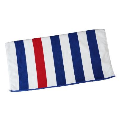 중국 Viable Wholesale Bulk Beach Towels Custom Striped Hotel Pool Towels 판매용