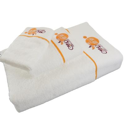 China Sustainable Customized Bath Towel Set 100% Cotton Hotel for sale