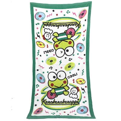 Chine 100% Cotton Viable Printed Cartoon Pattern Children Beach Pool Beach Pool Towel Swimming Covering Set 100% à vendre