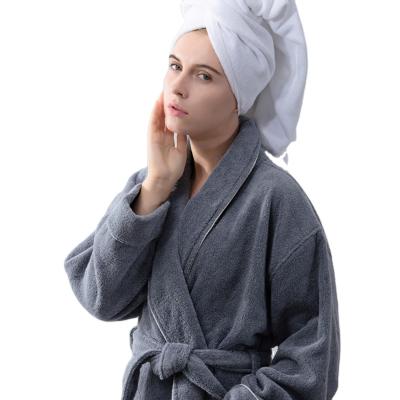 China Breathable His Hers High Quality Luxury Bathrobe Women And Men Spa Shower Long Robe Bathrobe for sale