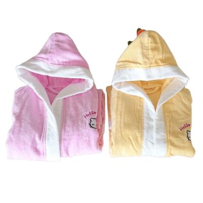 Chine Wholesale Customized Breathable 100% Cotton Baby Spa Bathrobe à vendre