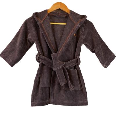 중국 Wholesale Hot Selling Breathable Embroidered 100% Cotton Kids Spa Robes 판매용