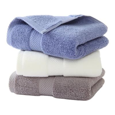 China Sustainable Custom Luxury Towel Wholesale 100% Cotton Plain Dyed Terry Cloth Hand Towel Te koop