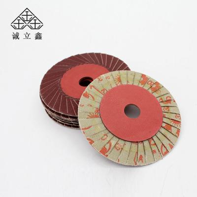 China Factory Stable Rate Sun Brand Polishing Grinding Abrasive Wheel Fin Disc for Polishing Fin Disc for Metal Grinding for sale