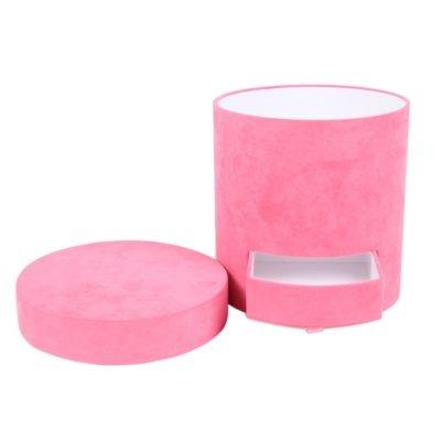 China Recycled Materials Wholesale Creative Jewelry Velvet Box Ring Craft Ring Box Jewelry Packaging Box Paper for sale